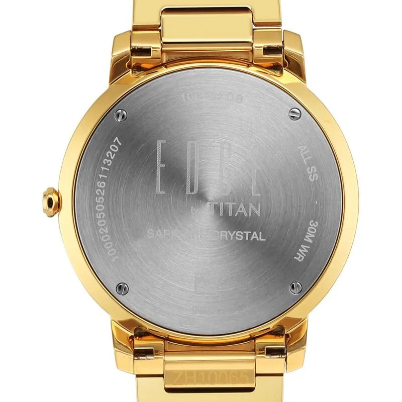 Titan Edge Meister Quartz Analog with Date Green Dial Men&