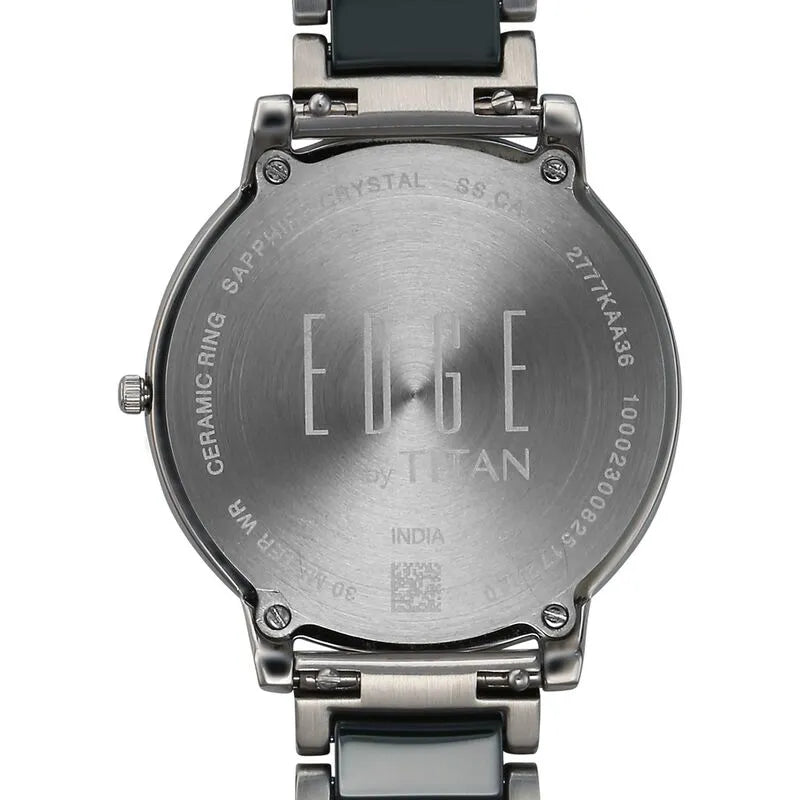 Titan Edge Melange NU2777KD06 Green Dial Women&