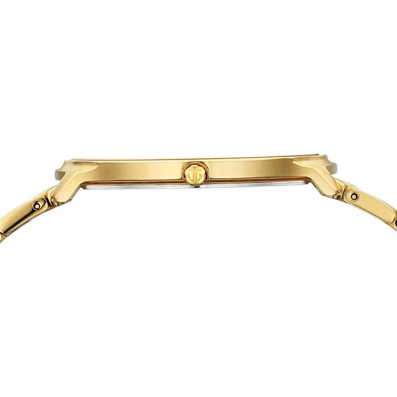 Titan Edge Metal Golden Dial Men&