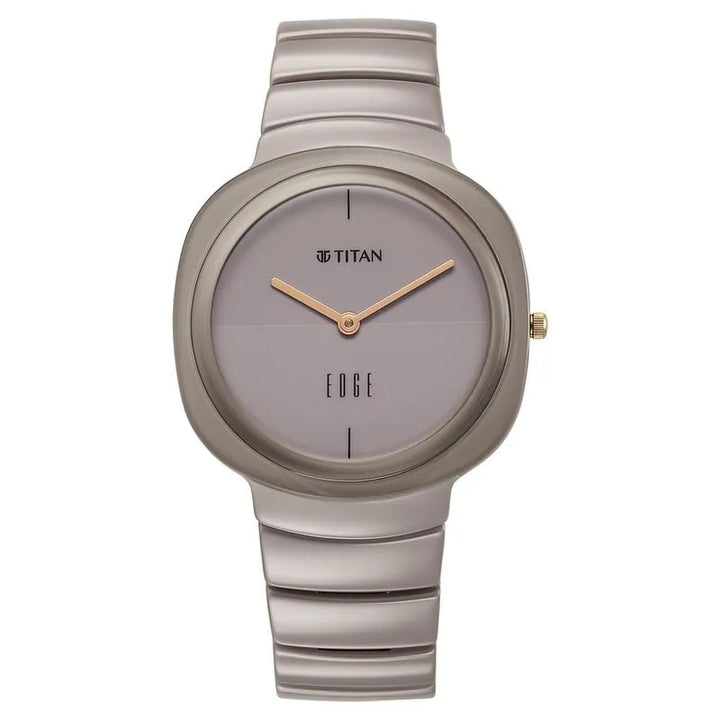 Titan Edge Squircle 2757QC03 Cream Dial Women&