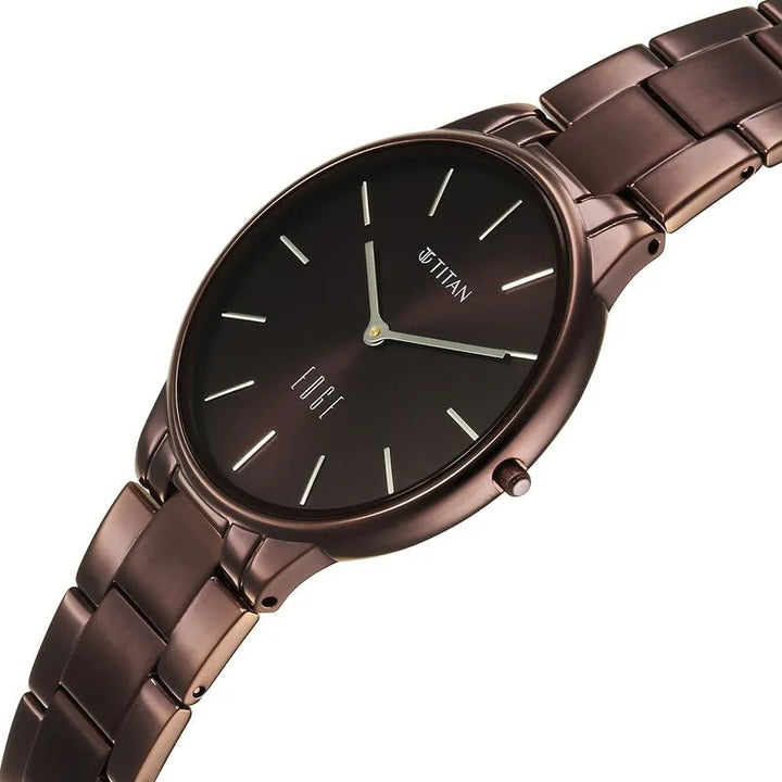 Titan Edge Velora Quartz Analog Brown Dial Women&