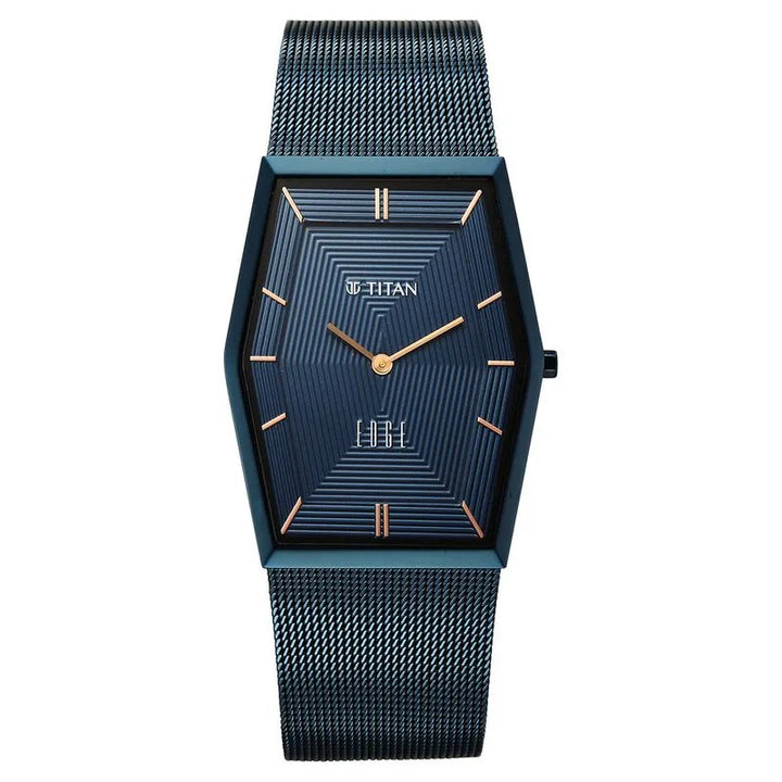 Titan Edge Whimsey 10056qm02 Blue Dial Men&