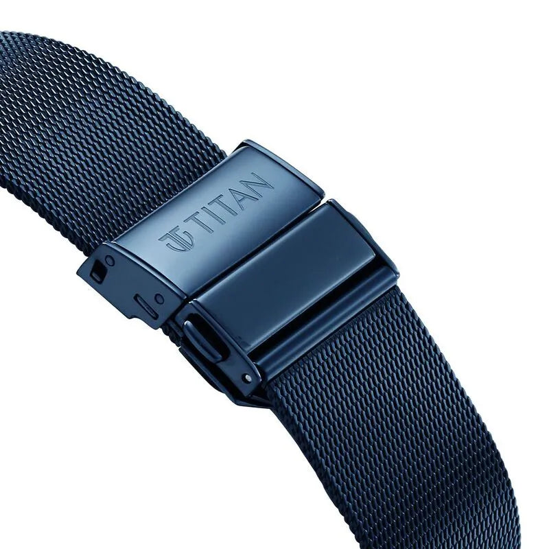 Titan Edge Whimsey 10056qm02 Blue Dial Men&