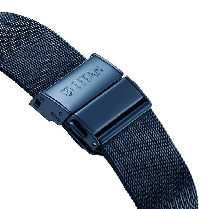 Titan Edge Whimsey 10056qm02 Blue Dial Men&