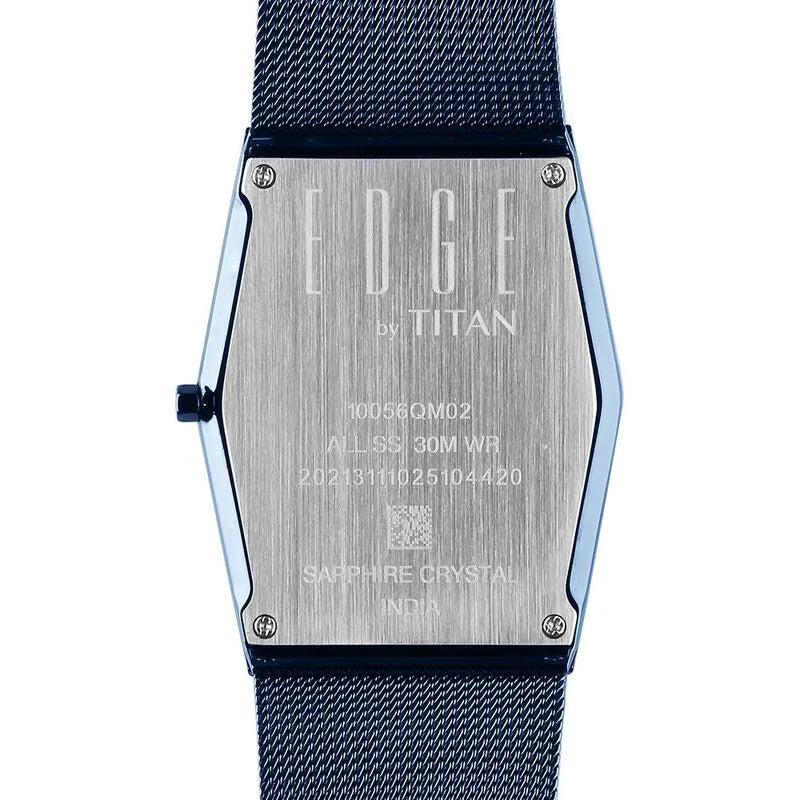 Titan Edge Whimsey 10056qm02 Blue Dial Men&