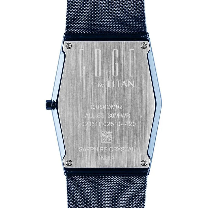 Titan Edge Whimsey 10056qm02 Blue Dial Men&