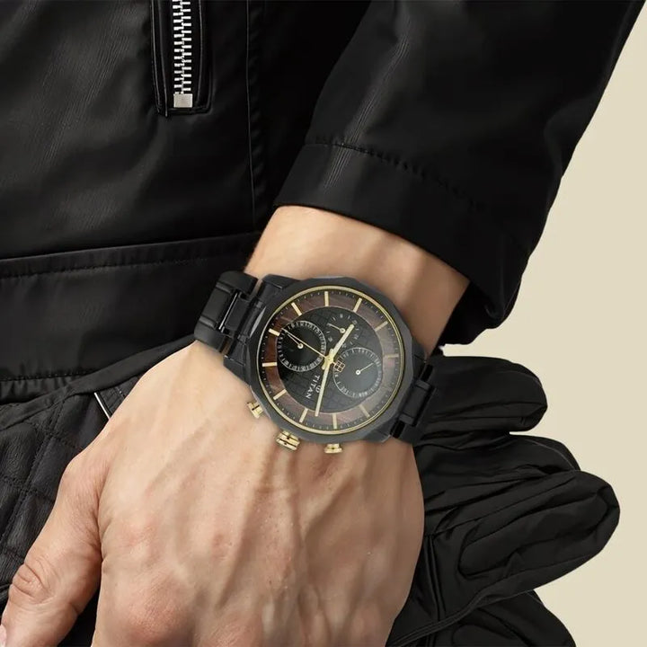 Titan Grandmaster Multifunction Black Dial Men&