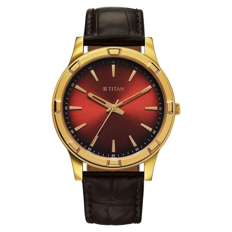 Titan Karishma Festive 10058YL01 Brown Dial Men&