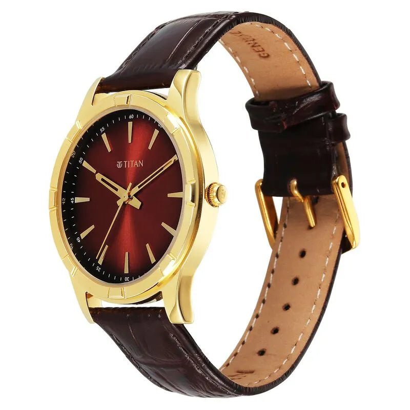 Titan Karishma Festive 10058YL01 Brown Dial Men&
