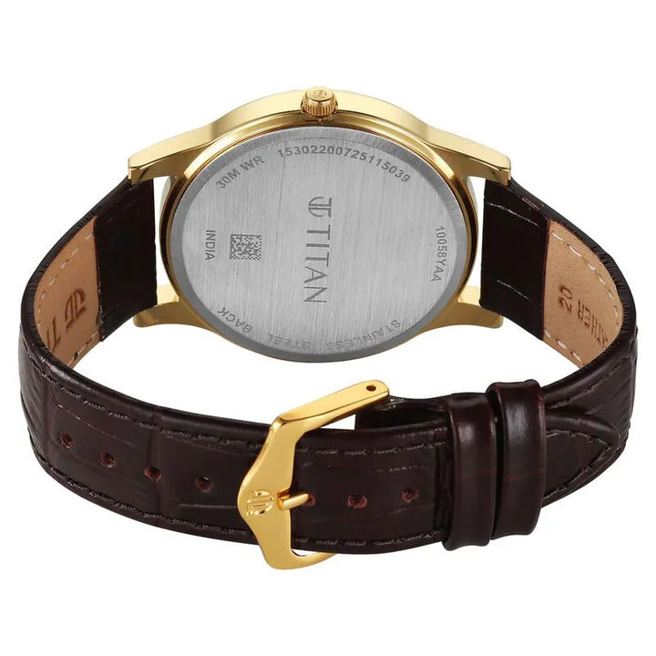 Titan Karishma Festive 10058YL01 Brown Dial Men&