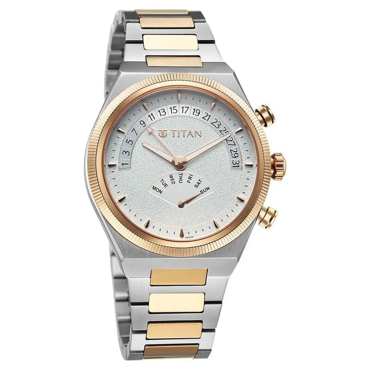 Titan Micromotors nu90180km01 Silver Dial Men&