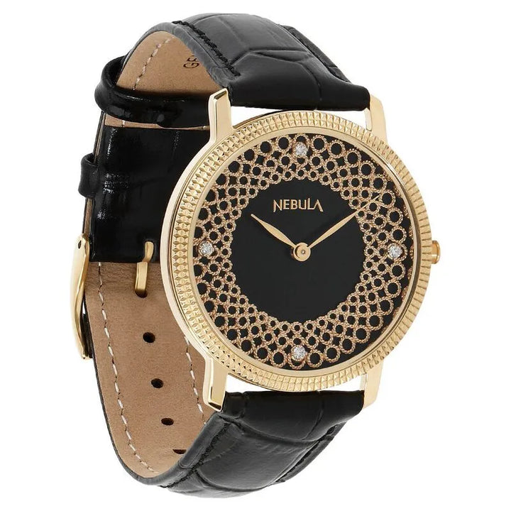 Titan Nebula Filigree 18k Gold Men&