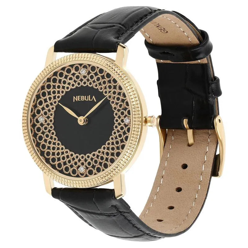 Titan Nebula Filigree 18k Gold Men&
