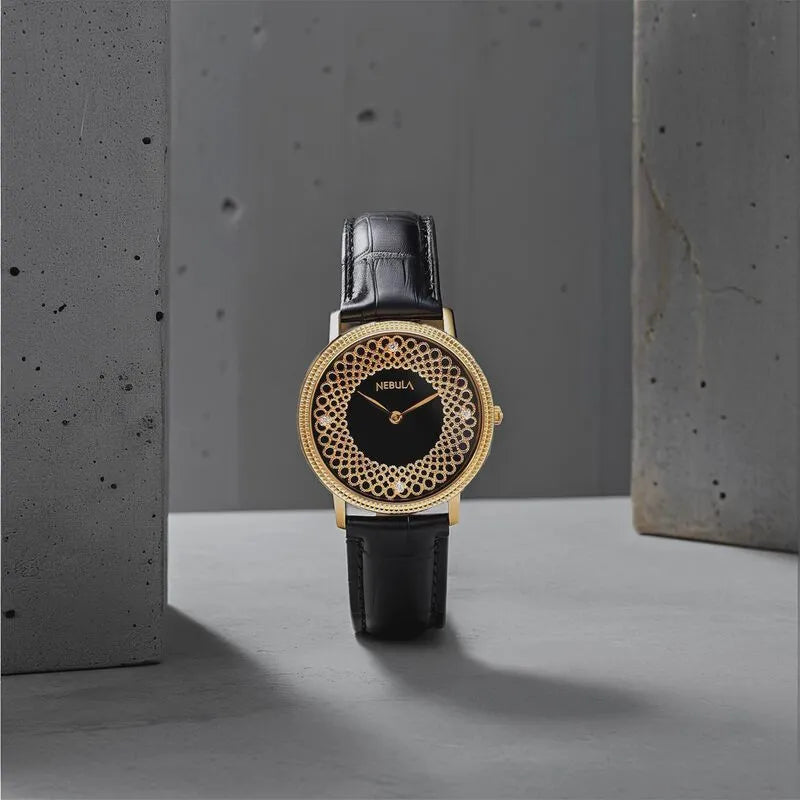 Titan Nebula Filigree 18k Gold Men&