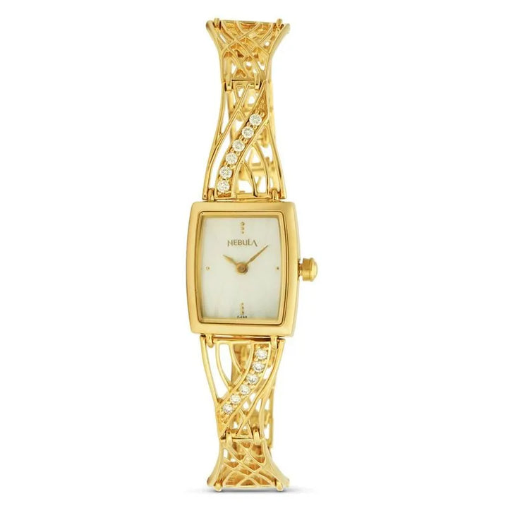 Titan Nebula Jewels NU5501DM02 Diamond Studded Gold Bracelet Women&