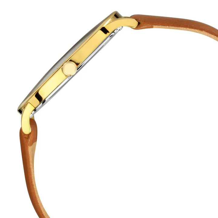 Titan Nebula Lustre 18k Gold Blue Dial Men&