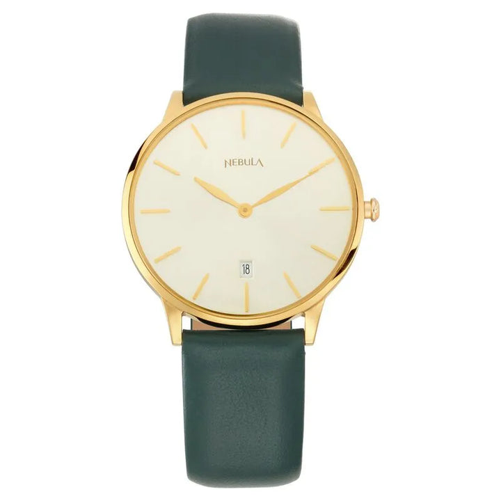 Titan Nebula Lustre NU5064DL03 White Dial Men&