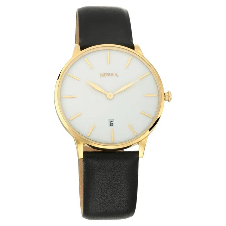Titan Nebula Lustre White Dial Men&