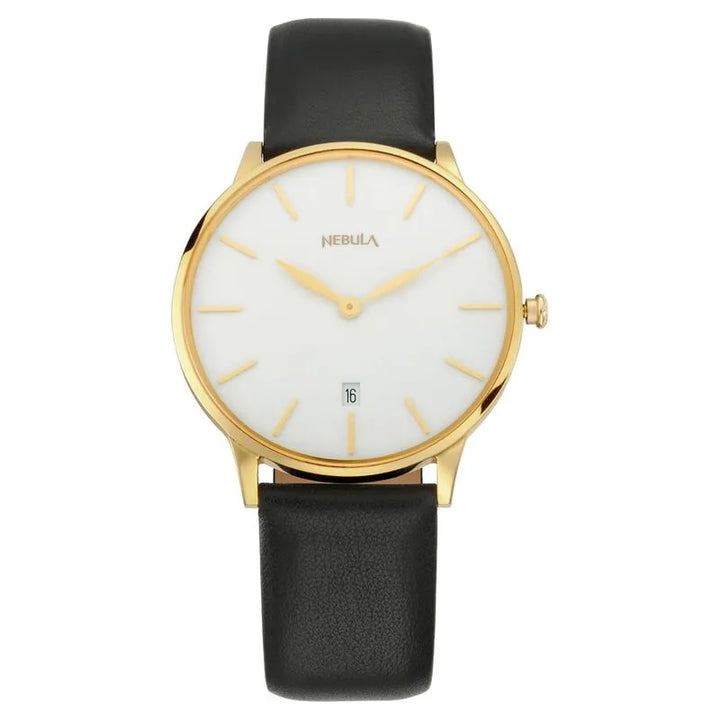 Titan Nebula Lustre White Dial Men&