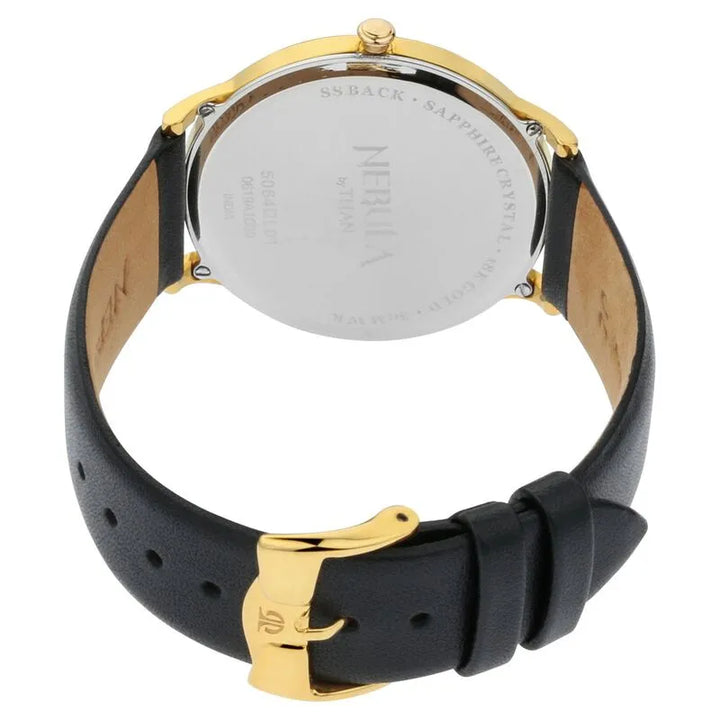 Titan Nebula Lustre White Dial Men&