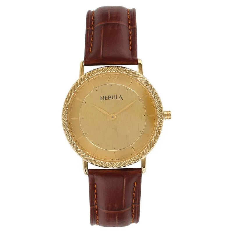 Titan Nebula NU1015DL02 Champagne Dial Men&