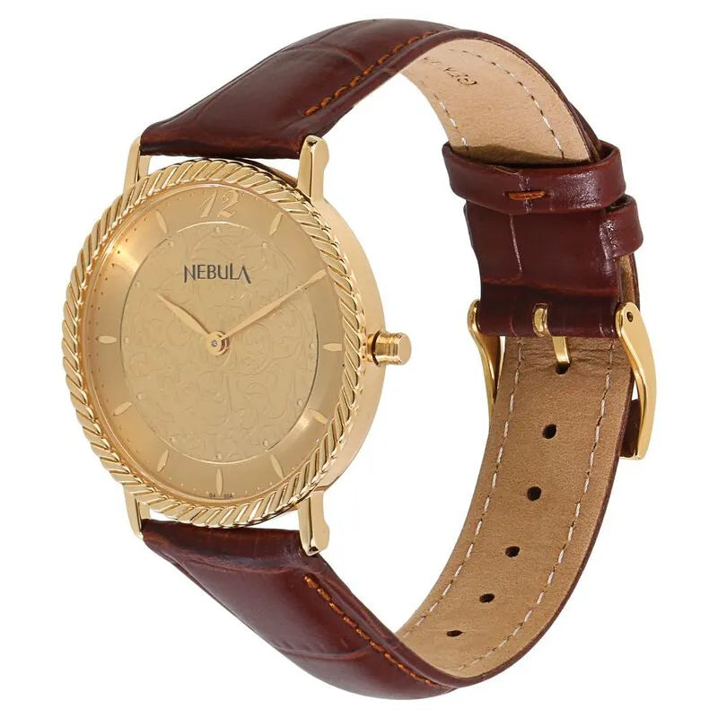 Titan Nebula NU1015DL02 Champagne Dial Men&