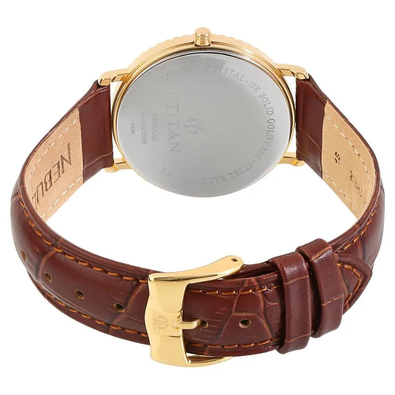 Titan Nebula NU1015DL02 Champagne Dial Men&