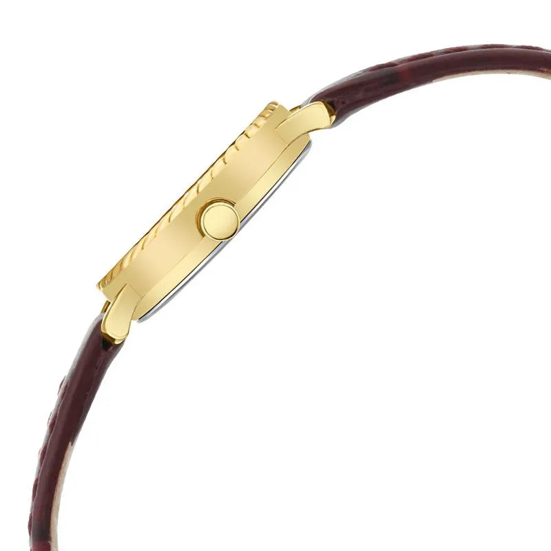 Titan Nebula Vintage 18k Gold Analog Women&