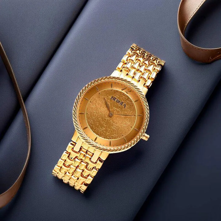 Titan Nebula Vintage 18k Gold Men&