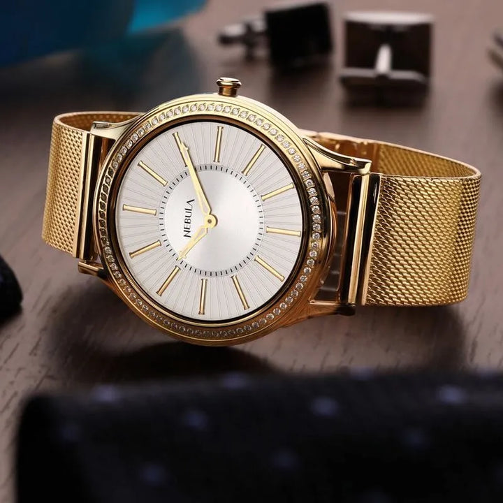 Titan Nebula Vintage Samrat NU5033DM01 Silver Dial Men&