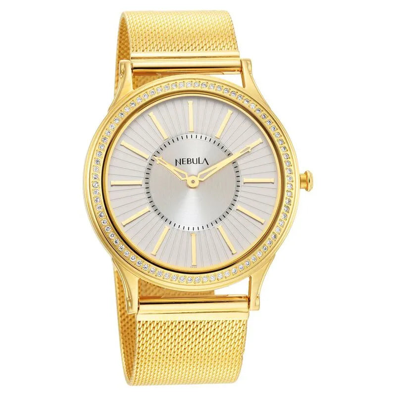 Titan Nebula Vintage Samrat NU5033DM01 Silver Dial Men&