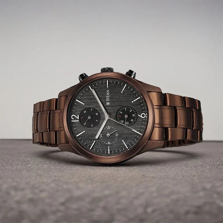 Titan Neo Splash 1805KM08 Black Dial Men&