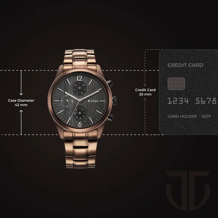 Titan Neo Splash 1805KM08 Black Dial Men&
