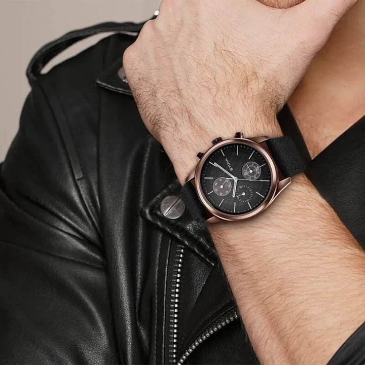 Titan Neo Splash Infinity Chrono NU1805QP01 Black Dial Men&