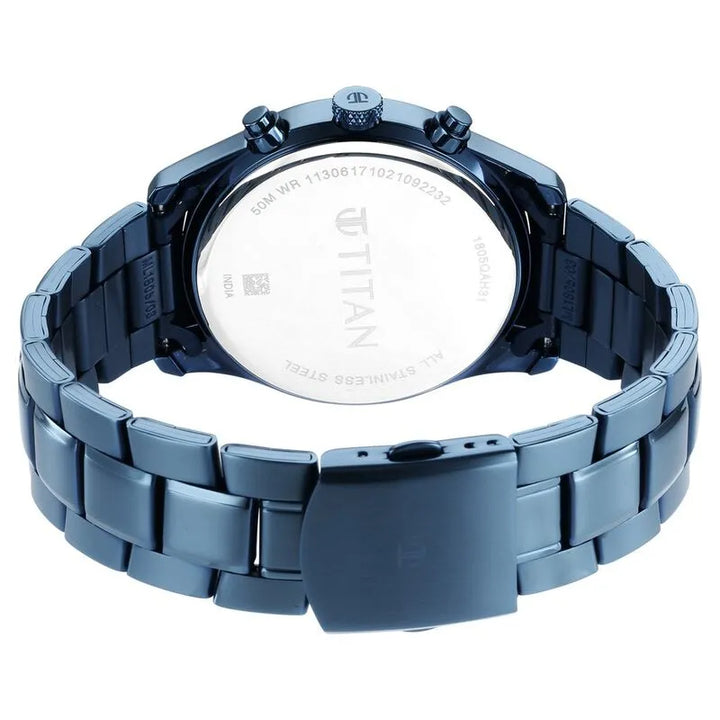 Titan Neo Splash Quartz Analog Blue Dial Men&