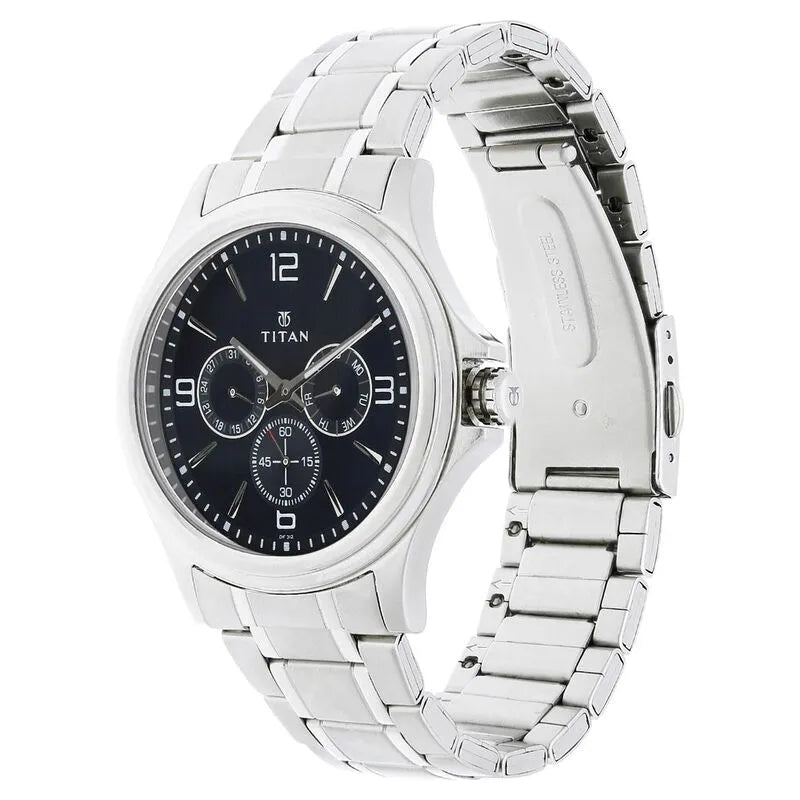 Titan nu1698sm02 Blue Dial Men&