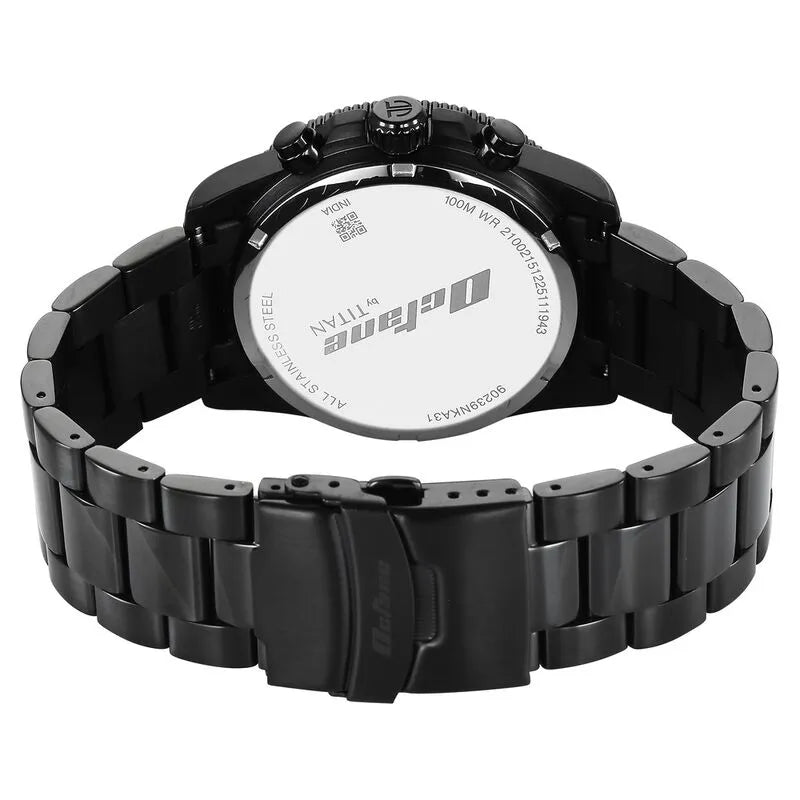 Titan Octane Gridline Accendo 90239nm01 Black Dial Men&