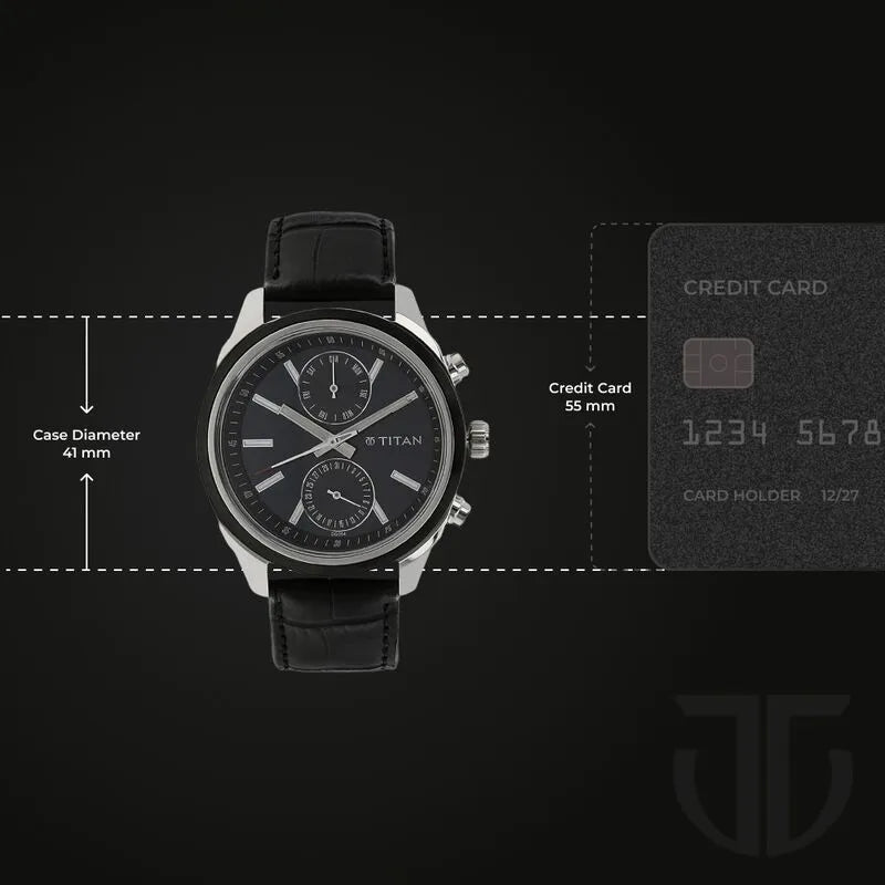 Titan On Trend nu1733kl02 Silver Dial Multifunction Men&