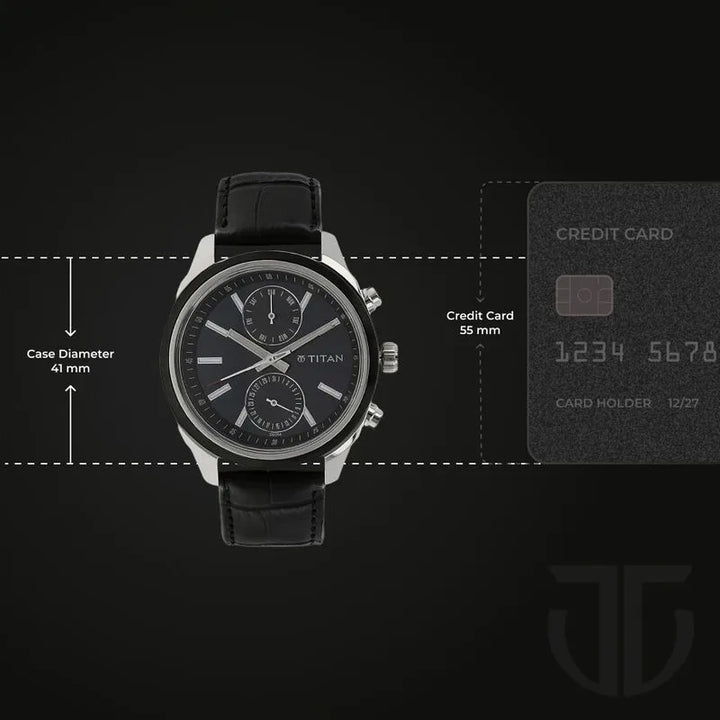 Titan On Trend nu1733kl02 Silver Dial Multifunction Men&