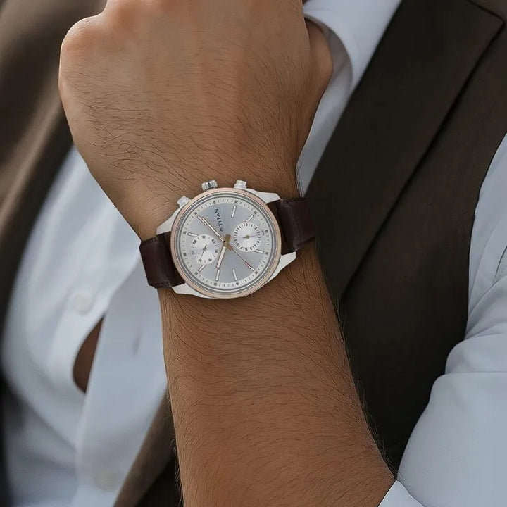 Titan On Trend nu1733kl02 Silver Dial Multifunction Men&
