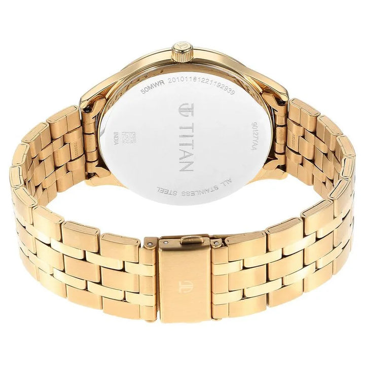 Titan Opulent III NU90127YM03 Green Dial Men&
