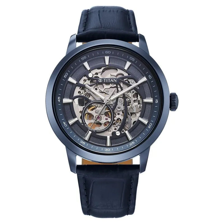 Titan Phoenix 90223ql01 Blue Dial Men&