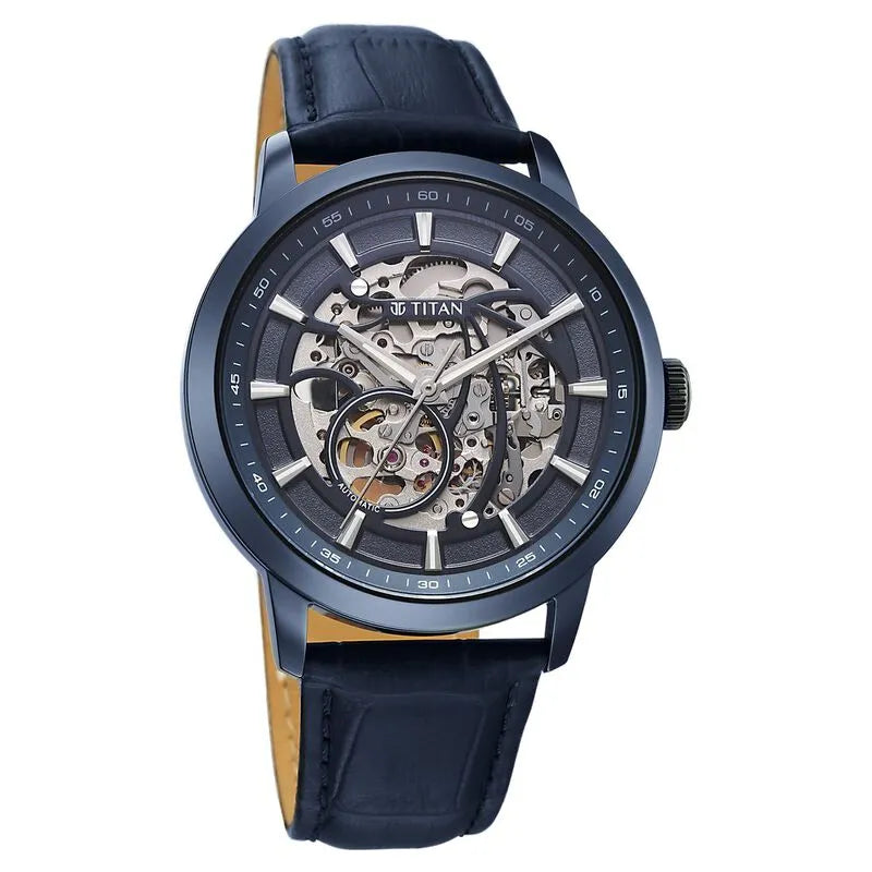 Titan Phoenix 90223ql01 Blue Dial Men&