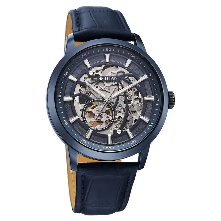 Titan Phoenix 90223ql01 Blue Dial Men&