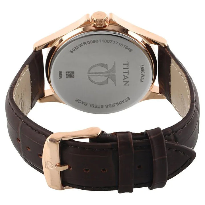Titan Quartz Multifunction Workwear NU1698WL01 White Dial Men&