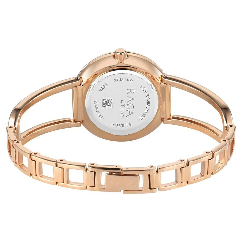 Titan Raga Afterglow 2746wm01 Brown Dial Women&
