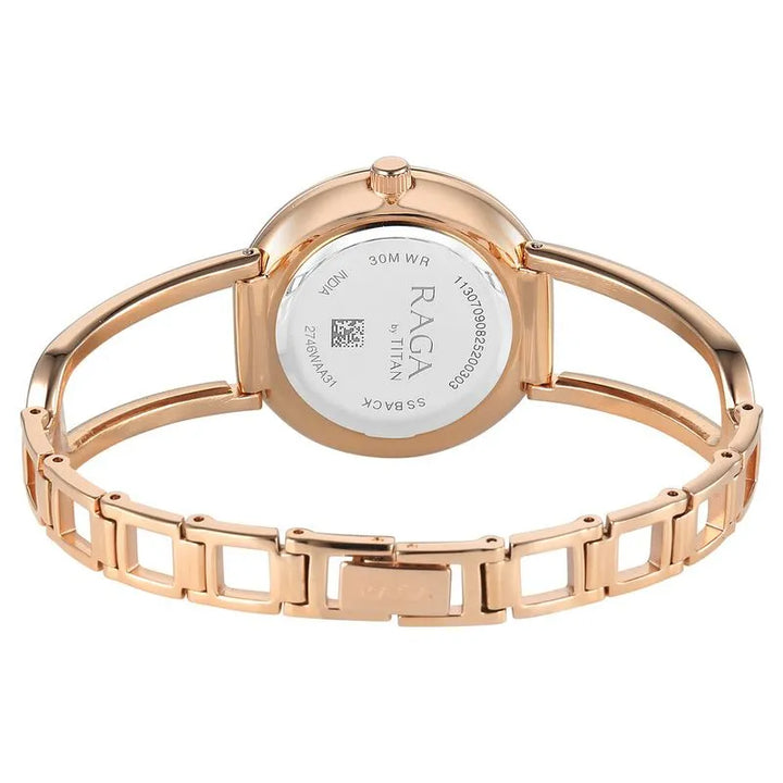Titan Raga Afterglow 2746wm01 Brown Dial Women&