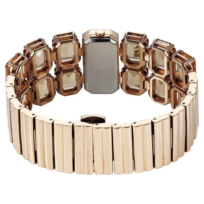 Titan Raga Cocktails Quartz Analog Brown Dial Metal Strap Women&