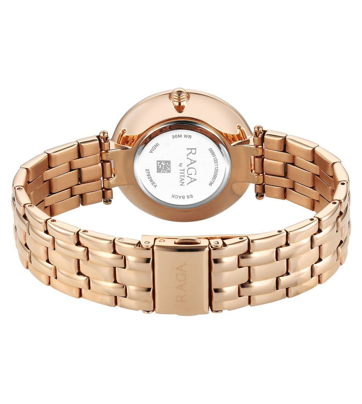 Titan Raga Allure 2793WM01 Brown Mother of Pearl Dial Women&