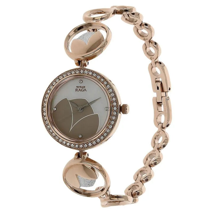 Titan Raga Garden Of Eden Mother of Pearl Women&